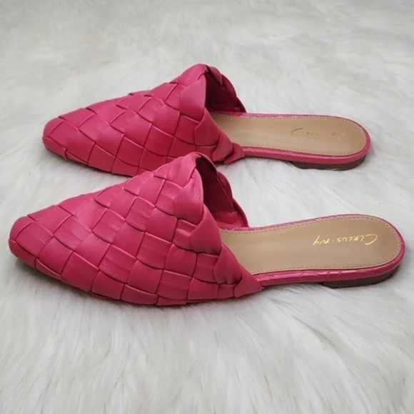 Circus by Sam Edelman Olena Mule Slides Flamingo Pink New In Box - Picture 14 of 16